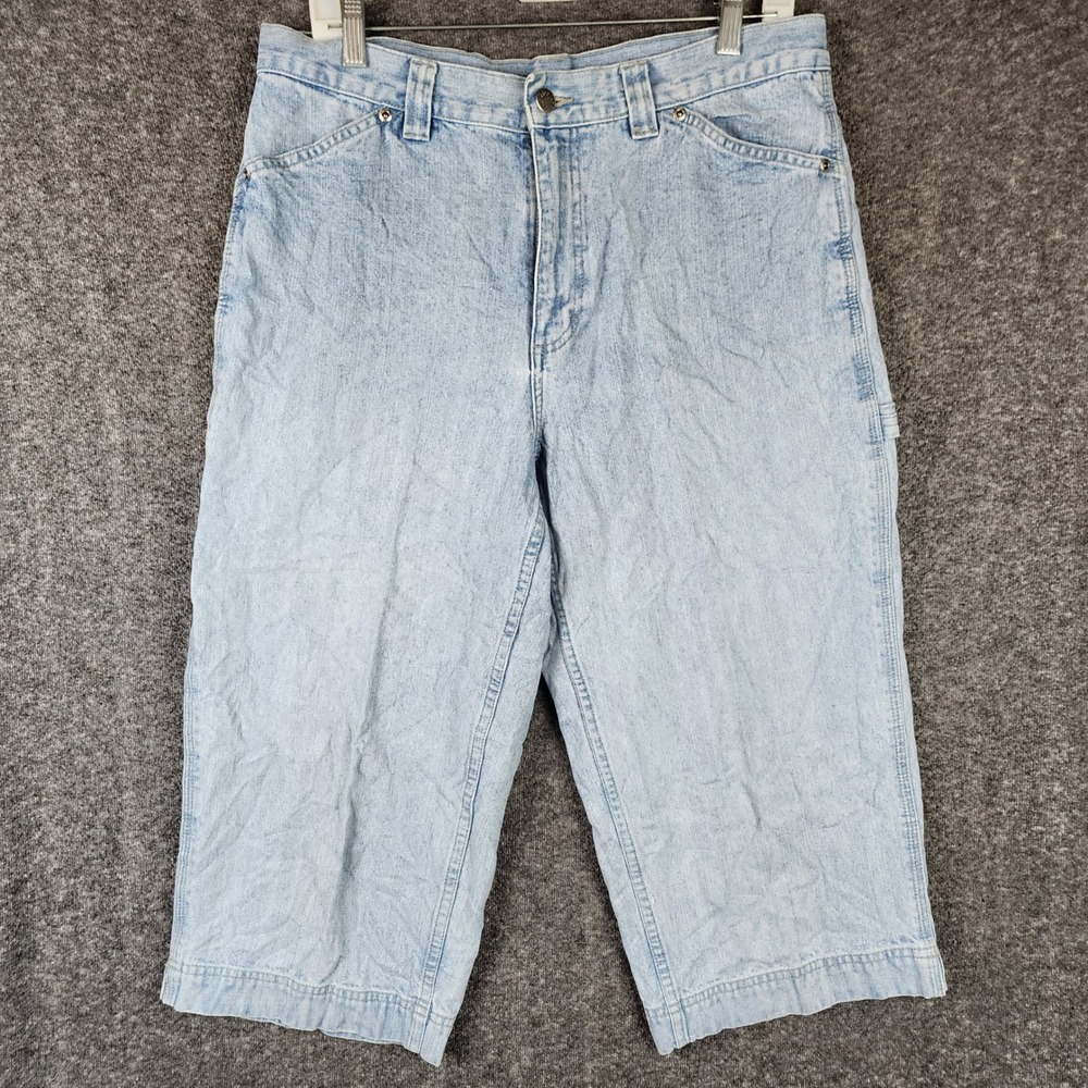 Riveted by Lee Carpenter Shorts Womens 12M Light Wash Blue High Rise Vintage 90s